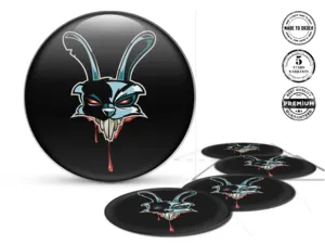 Rim Stickers Style Domed Tuning Racing Labels